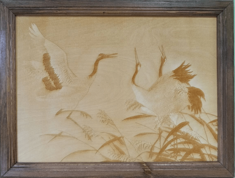 Картина "Журавлиный перепляс"